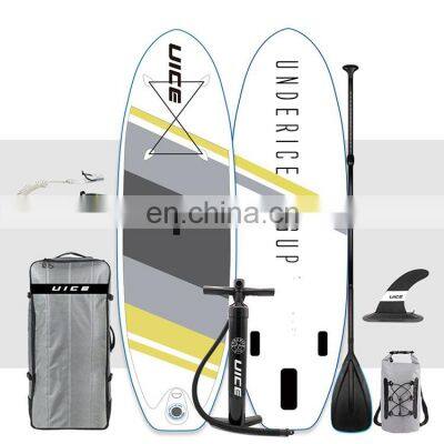 UICE Four Layer Of Fusion Construction Surfboard Custom Logo Paddle Surf Board Inflatable