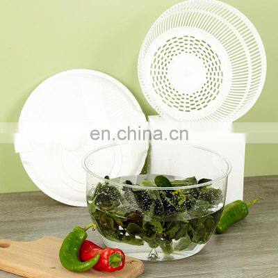 Customized Manufacturer Washer Spinach Kitchen Manual Vegetable 2022 Easy to Use Salad Spinner