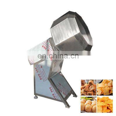 Snack Food Flavor Mixer Butter Cassava Tea Snack Food Flavouring Flavour Mixing Seasoning Machine