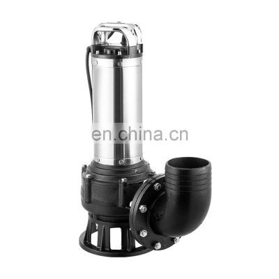 High power inline wq stainless steel submersible sewage water  pump