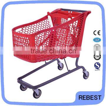 Hot sale vegetable market shopping cart trolley