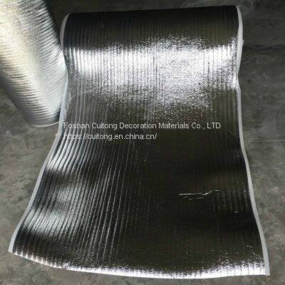 Stone Plastic Floor Aluminum Film Cotton Waterproof Protection Wood Floor With Film Waterproof Pad Aluminum Foil Tinfoil Pearl Cotton SPC Floor photo-4