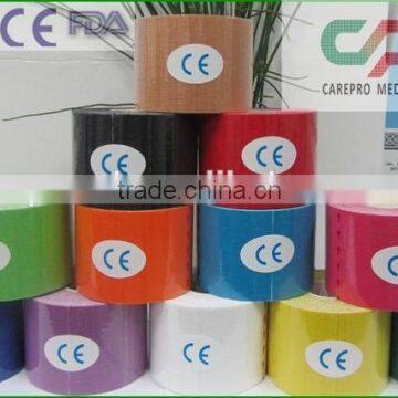 Hypoallergenic Pain Relif Kinesiology Physical Therapy Tape with CE FDA