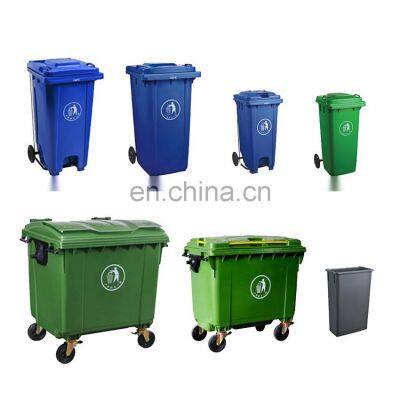 Purple 240L 360L 660L 1100 Liter Wheelie Recycle Plastic Trash Can Medical Garbage Waste Bin