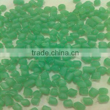 Green Soft And Transparent Pvc Granules for Sandal Shoes in Ethiopia