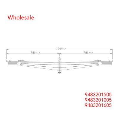 9483201505, 9483201005, 9483201605 Rear Axle Wheel Parabolic Spring Arm of Heavy Duty Vehicle Wholesale For Mercedes Benz