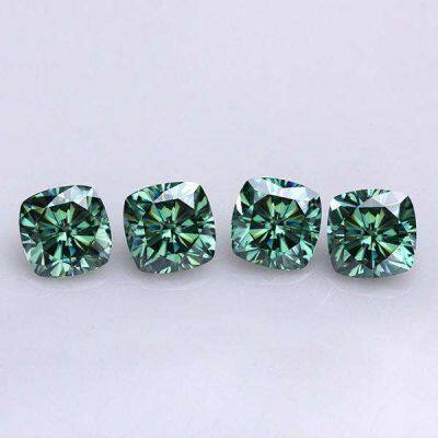 Wholesale Synthetic Trillion Cut Moissanite Stones Loose VVS Lab Grown Moissanite Diamonds for Earring Making