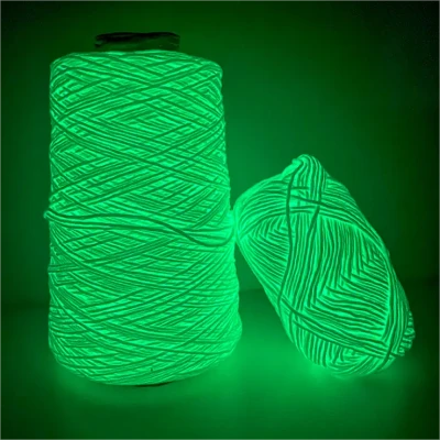 Fashion Luminous Yarn Luminous Fiber Glow in the Dark for Transportation Clothing or Decorations Dty