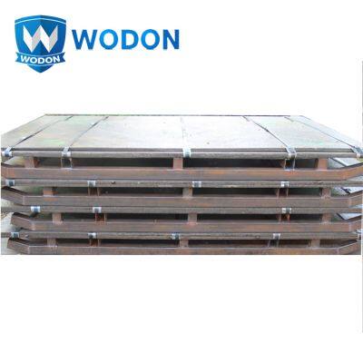 High strength bimetallic wear resistant overlay plate