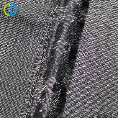 Eco-friendly 210D 100%RPET Recycled Polyester PU Coated Five-pointed Grid Oxford Fabric for Bag Luggage Tent photo-4