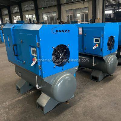 15KW 20HP Rotary 500l 160 Litre Air Tank Ac Power Portable Noiseless Silent High Pressure Industrial Air Compressor