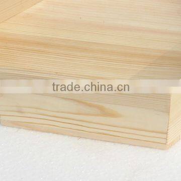 2016 Hot Sale Custom Hexagon Wooden Fruit Storage Box Made in China