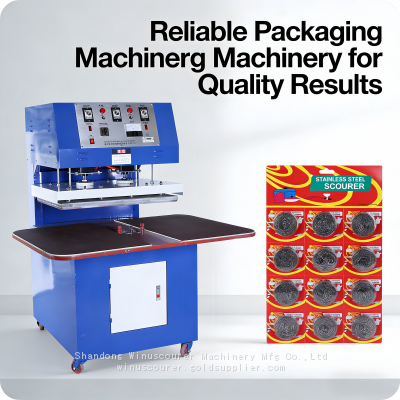 Machine d'emballage automatique à haute efficacité pour les cartes thermoformées pour emballer les éponges à vaisselle pour la cuisine