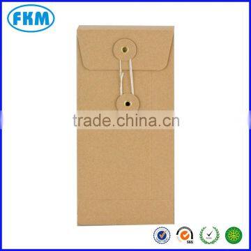 220x110x25 mm (DL) String & Washer Manilla Gusset Envelope