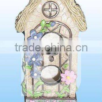 Polyresin garden crafts bird house