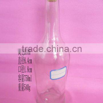 750ml glass liquor bottles