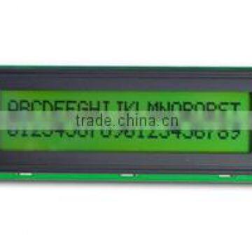 20x2 lines character lcd with led backlit
