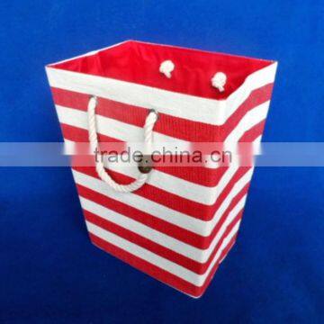 folding paper laundry basket