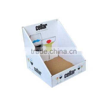 Best quality custom paper display box for glass