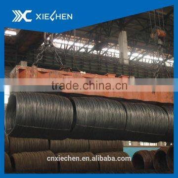 China manufacturer hot rolled steel wire rod in coils