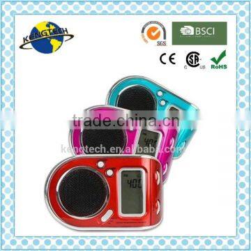 Promotional Funny Portable AM/FM/SW1-7 9 Band LCD Alarm Clock Radio