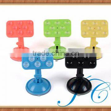 Fashionable portable plastic ring phone holder silicon with sucker