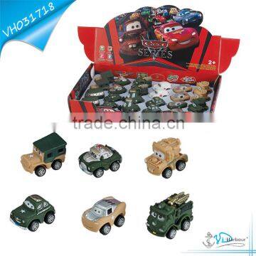 Hot Vinyl Army Pull Back Car Toy for boy