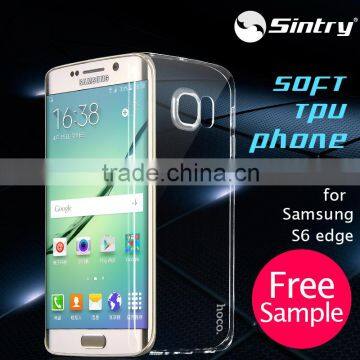 Transparent Tpu 0.3mm Case Soft Silicone Mobile Phone Housing Clear Custom s6 Edge Plus Case for Samsung Galaxy s6 Edge Plus