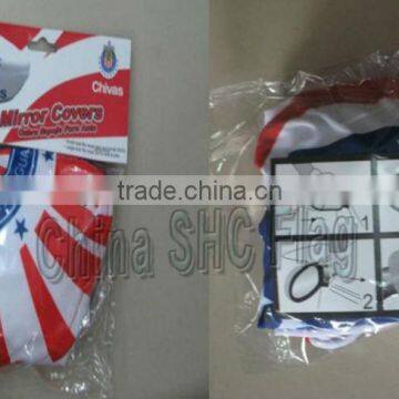 Hot Customized Auto Dealer Promotional Car Mirror Cover Flag photo-4