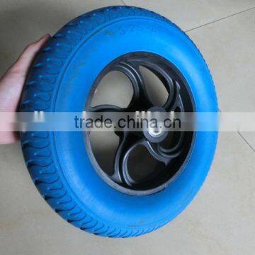 Wholesale China factory PU foam rubber wheel 3.25-8