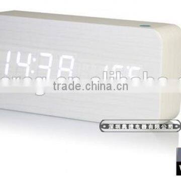 Upgrade LED Alarm Clock,despertador Temperature Sounds Control LED display,electronic desktop Digital table clocks