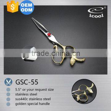 ICOOL GSC2-55 new design hot sale hair scissors set