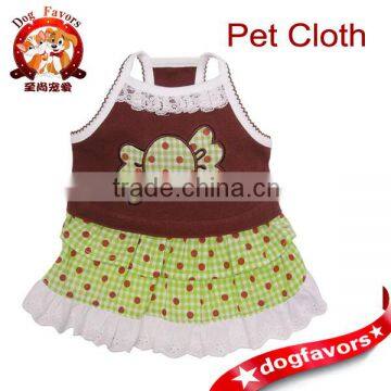 Adorable Dog Sundress with Lace Trims