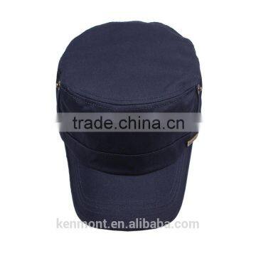 2015 Custom flat top cheap promotional baseball cap military hat names