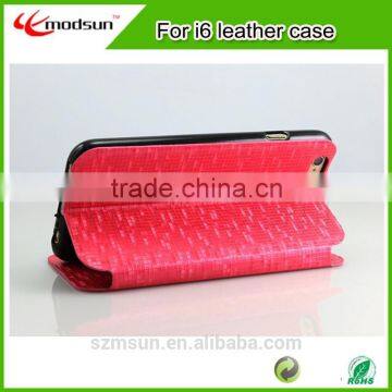 Smartphone Wallet card holder Leather Case For iPhone6