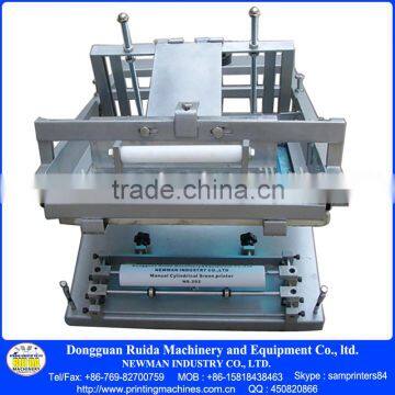 NS202 Manual cylindrical round silk screen printer machine