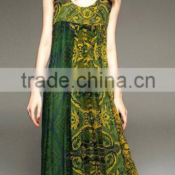 Elegant green ladies women skirt