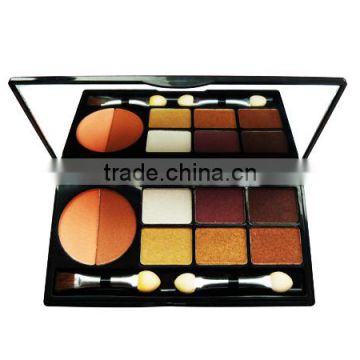 Golden and nake color eyeshadow, cosmetics wholesale manly eye shadow pallette OEM