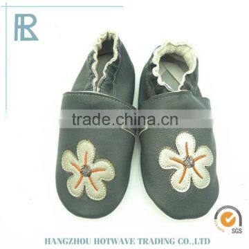 Comfort cheap wool leather baby shoes