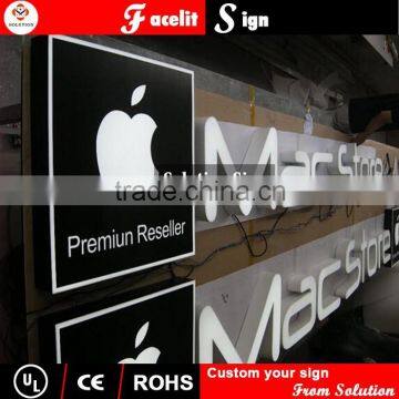 Metal LED letter sign/LED shop name sign/store front sign board