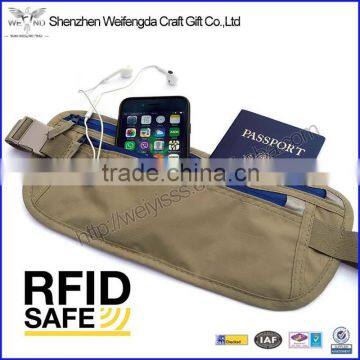 Money Belt RFID Travel Waist Bags Wallet for Passport with Zipper Pockets                        
                                                Quality Choice