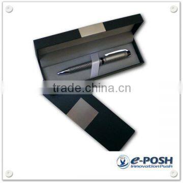 Classic cardboard velvet inlay gift pen box