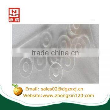 Transparent silicone washer