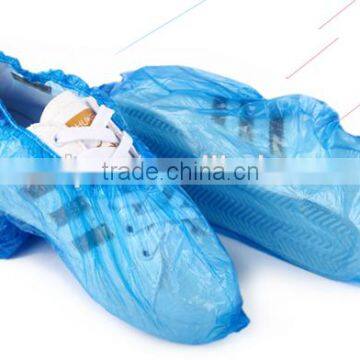 Dispsoable PE plastic shoe covers for daily and medical use