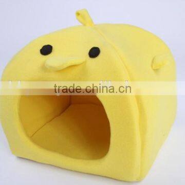 Yellow Duck Dog Den Bed