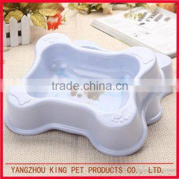 Personalized design suction cup dog bowl slow feed plastic pet dish