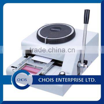 Small Number and Letter Plastic Card Embossing Machine