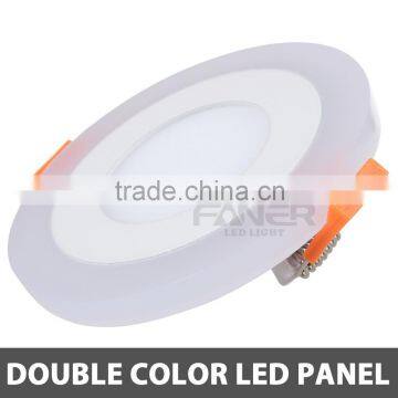 Hot Sale! Double Colors LED Lights 3+2W/6+3W/12+4W/18+6W With Round or Square photo-5