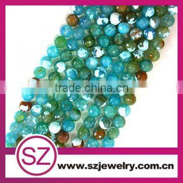 Factory wholesale gemstone beads dragon veins agate bead