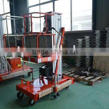Column Lift Mast Hydraulic Electric Portable Telescopic Elevated One Man Lift photo-6